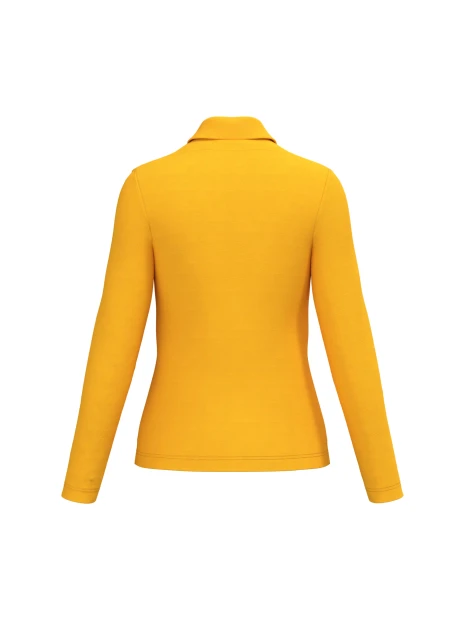 KARIBAN Polo manches longues femme /api/colors/ea0c172c-722e-46fc-acb7-2617a4097874 personnalisable