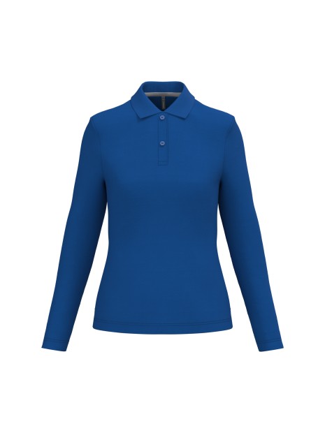 KARIBAN Polo manches longues femme /api/colors/cdd6ba31-692e-4c2e-b1b4-a3a4a50cf176 personnalisable