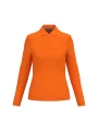 KARIBAN Polo manches longues femme /api/colors/d51260d5-b263-4200-988d-ee19f414959e personnalisable