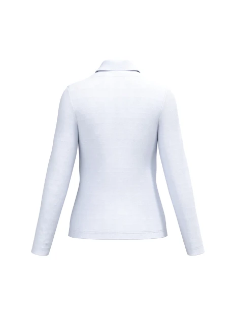 KARIBAN Polo manches longues femme /api/colors/7a92cd2d-10d2-40b4-928b-296bb7487506 personnalisable