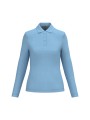 KARIBAN Polo manches longues femme /api/colors/549fa598-8d61-4fa2-82ad-90f4d2ec39ab personnalisable