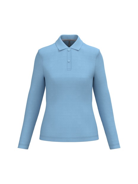 KARIBAN Polo manches longues femme /api/colors/549fa598-8d61-4fa2-82ad-90f4d2ec39ab personnalisable