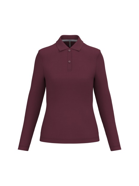 KARIBAN Polo manches longues femme /api/colors/3f4410b9-f80f-412a-9aa8-9260cc84003d personnalisable