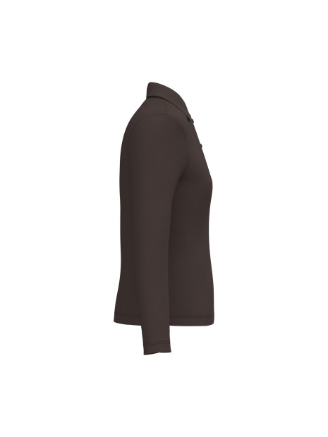 KARIBAN Polo manches longues femme /api/colors/b1e9730e-2307-4dc6-a97e-0dcccdb1ecfa personnalisable