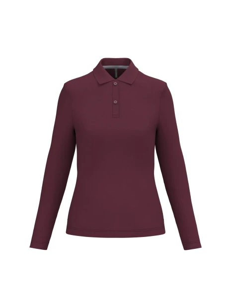 KARIBAN Polo manches longues femme /api/colors/3f4410b9-f80f-412a-9aa8-9260cc84003d personnalisable