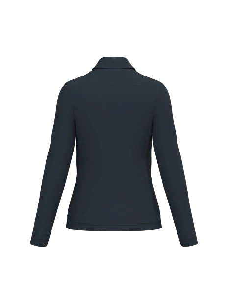 KARIBAN Polo manches longues femme /api/colors/b68891a9-1d28-4f7a-8deb-775c45027afd personnalisable