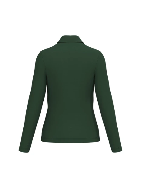 KARIBAN Polo manches longues femme /api/colors/04ff5422-733a-4283-80b4-be8cd0eba314 personnalisable