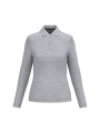 KARIBAN Polo manches longues femme /api/colors/a37ac46b-201c-43db-9085-8f3a99c04b1c personnalisable