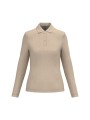 KARIBAN Polo manches longues femme /api/colors/1d539d1a-76f0-4132-93c4-8034fe18b1e9 personnalisable