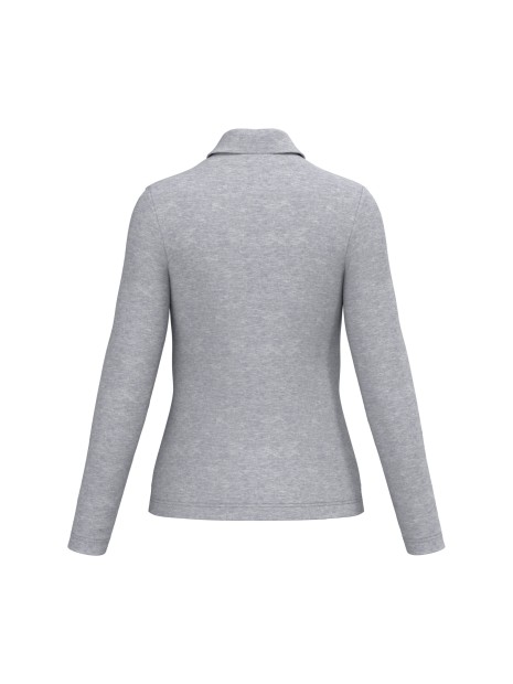 KARIBAN Polo manches longues femme /api/colors/a37ac46b-201c-43db-9085-8f3a99c04b1c personnalisable