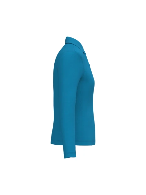 KARIBAN Polo manches longues femme /api/colors/3848809b-00f3-4a7f-8b57-fc0187a98ade personnalisable