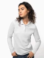 Polos à personnaliser KARIBAN Polo manches longues femme 