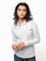 Polos à personnaliser KARIBAN Polo manches longues femme 