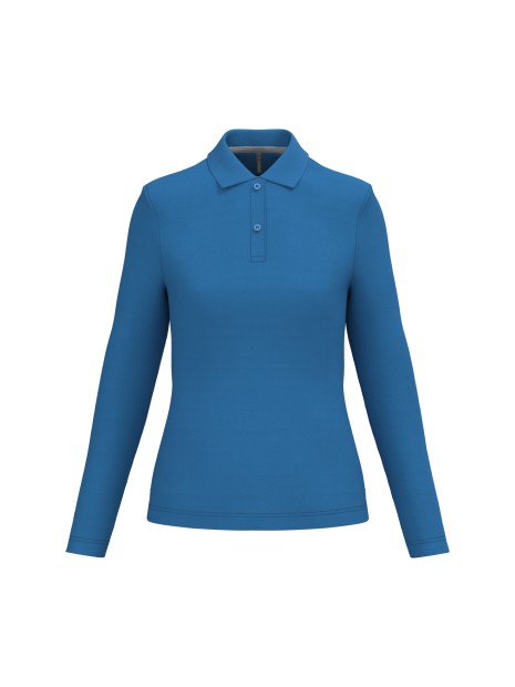 KARIBAN Polo manches longues femme /api/colors/68572561-1214-42b1-b94c-44fb780d37b4 personnalisable