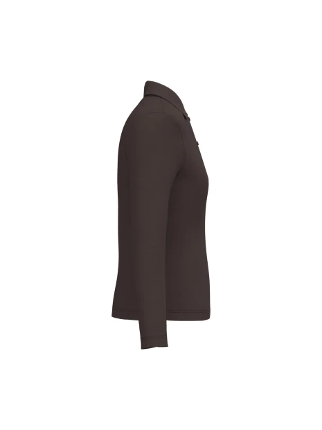 KARIBAN Polo manches longues femme /api/colors/b1e9730e-2307-4dc6-a97e-0dcccdb1ecfa personnalisable