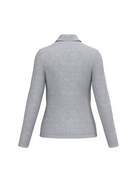 KARIBAN Polo manches longues femme /api/colors/a37ac46b-201c-43db-9085-8f3a99c04b1c personnalisable