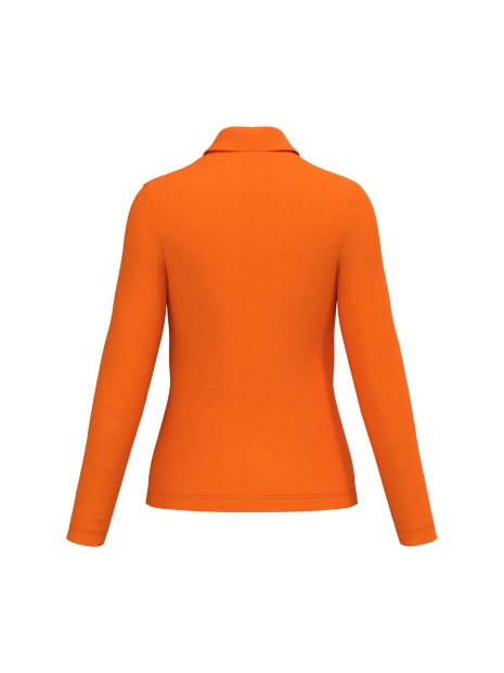 KARIBAN Polo manches longues femme /api/colors/d51260d5-b263-4200-988d-ee19f414959e personnalisable