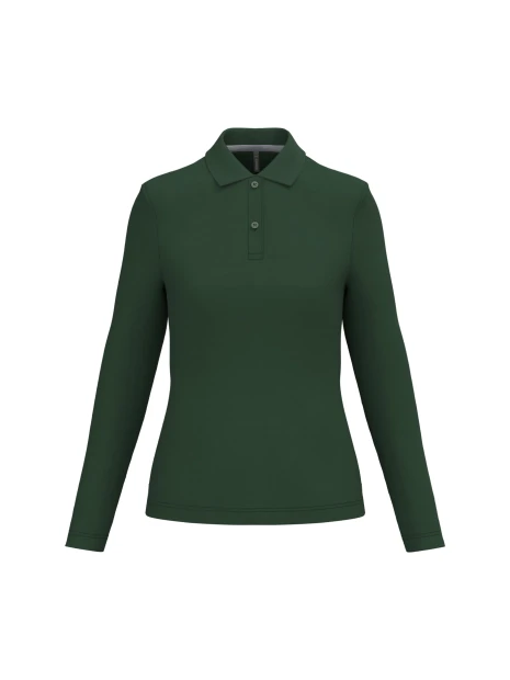 KARIBAN Polo manches longues femme /api/colors/04ff5422-733a-4283-80b4-be8cd0eba314 personnalisable