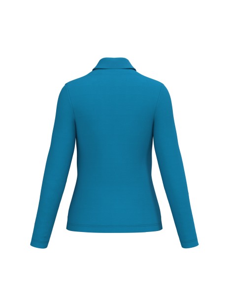 KARIBAN Polo manches longues femme /api/colors/3848809b-00f3-4a7f-8b57-fc0187a98ade personnalisable