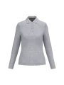 KARIBAN Polo manches longues femme /api/colors/a37ac46b-201c-43db-9085-8f3a99c04b1c personnalisable