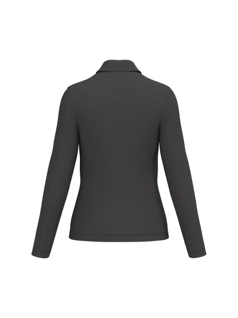 KARIBAN Polo manches longues femme /api/colors/3664e9be-231a-44a8-bacd-707b001b474c personnalisable