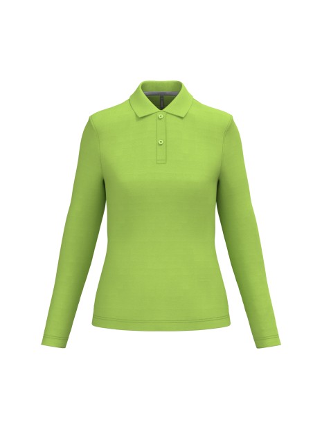 KARIBAN Polo manches longues femme /api/colors/8facb4b8-f974-4489-9f35-f89e0fd34bf7 personnalisable