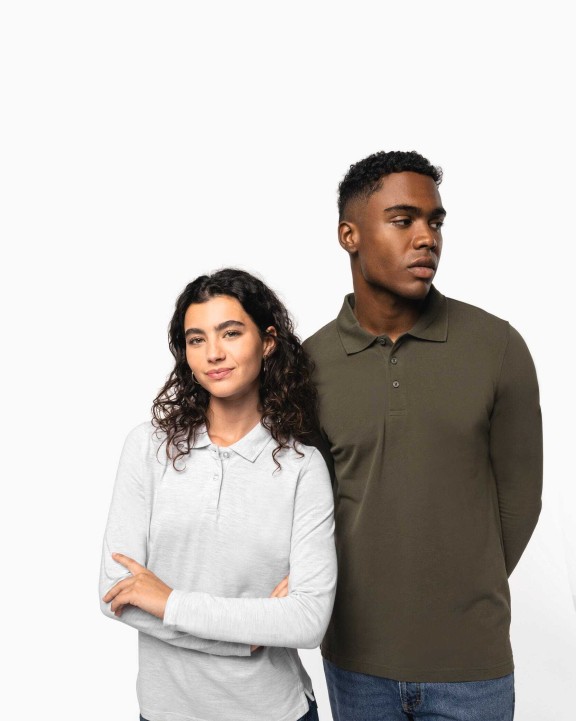 Polos personnalisable KARIBAN Polo manches longues femme