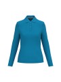 KARIBAN Polo manches longues femme /api/colors/3848809b-00f3-4a7f-8b57-fc0187a98ade personnalisable