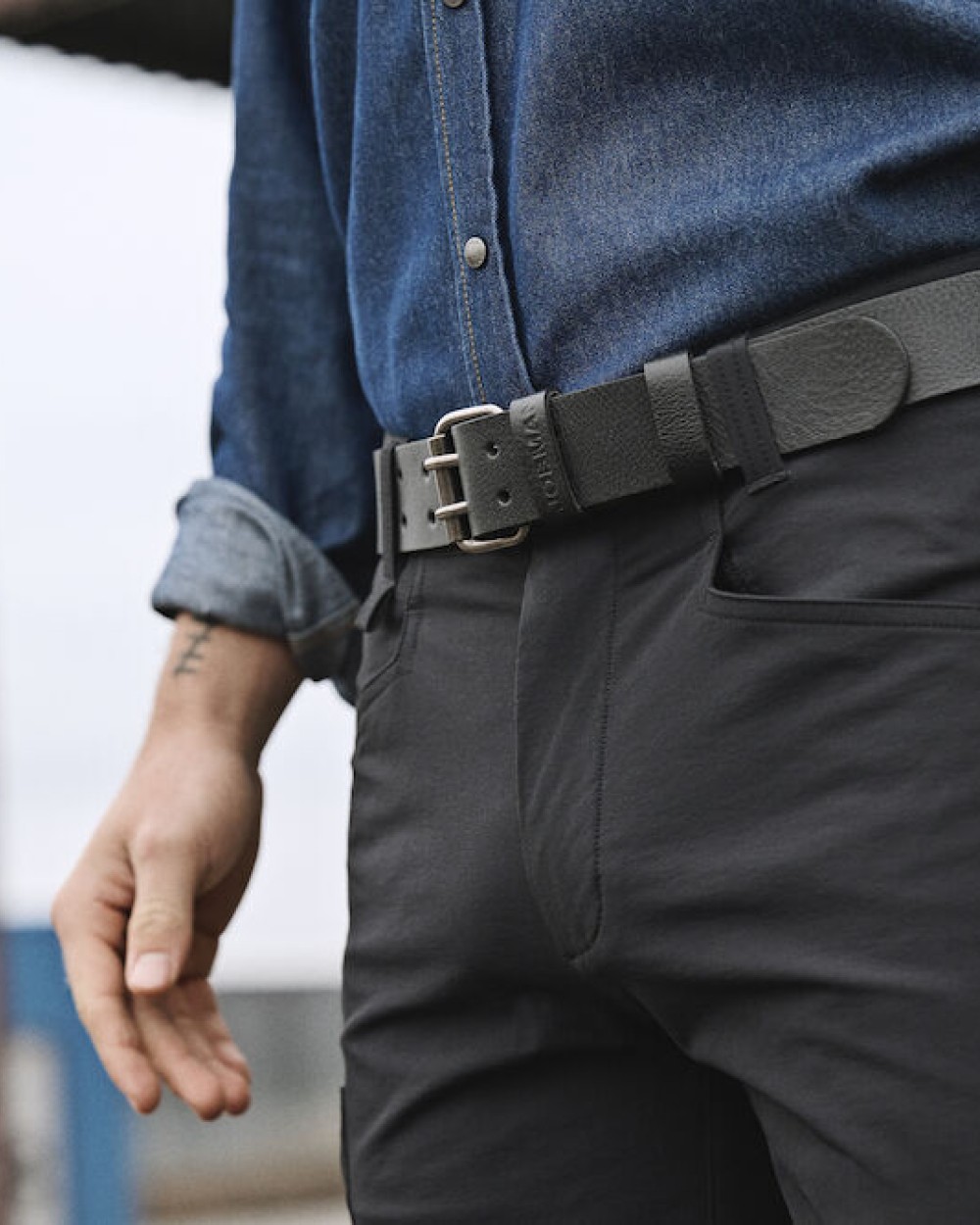 Benodigdheden JOBMAN 9307 Leather belt voor bedrukking &amp; borduring
