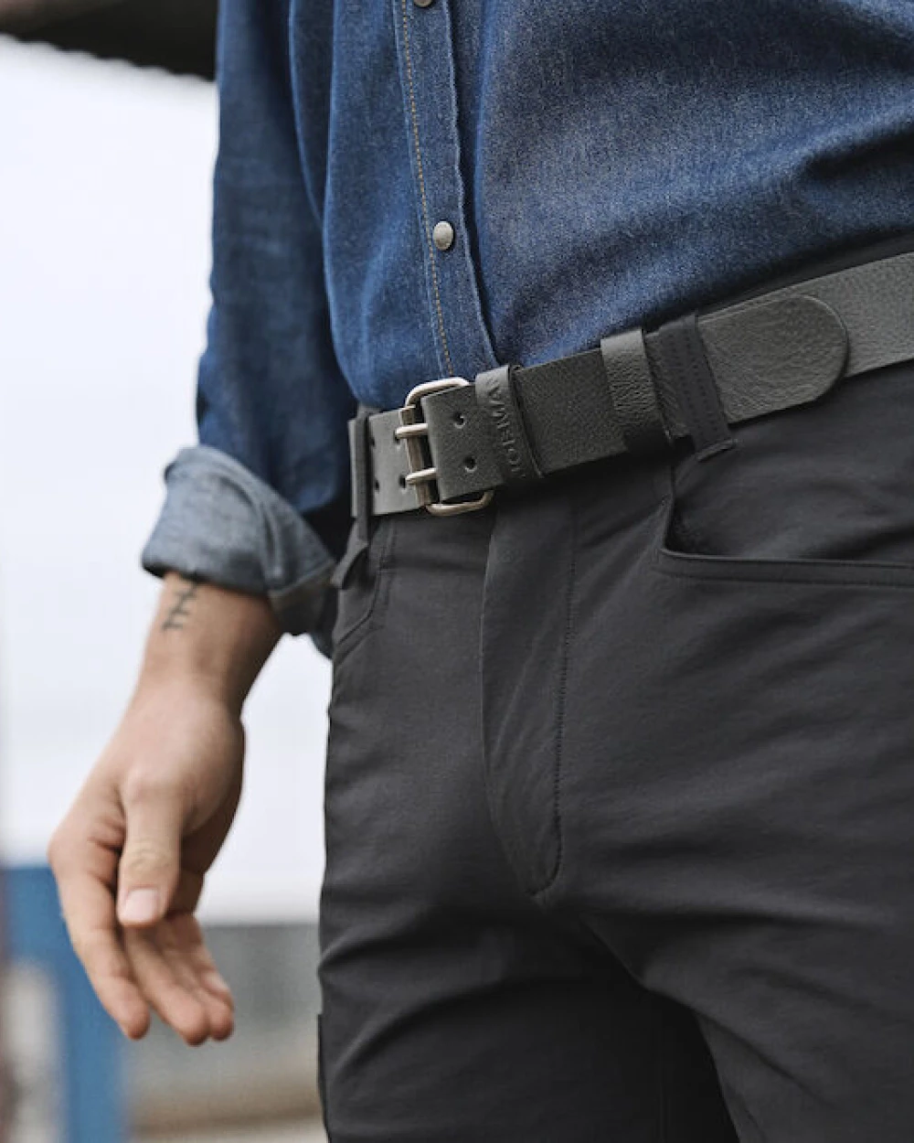 Benodigdheden JOBMAN 9307 Leather belt voor bedrukking &amp; borduring