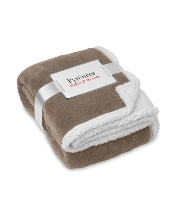 Plaids personnalisable 4DO Couverture PP / sherpa