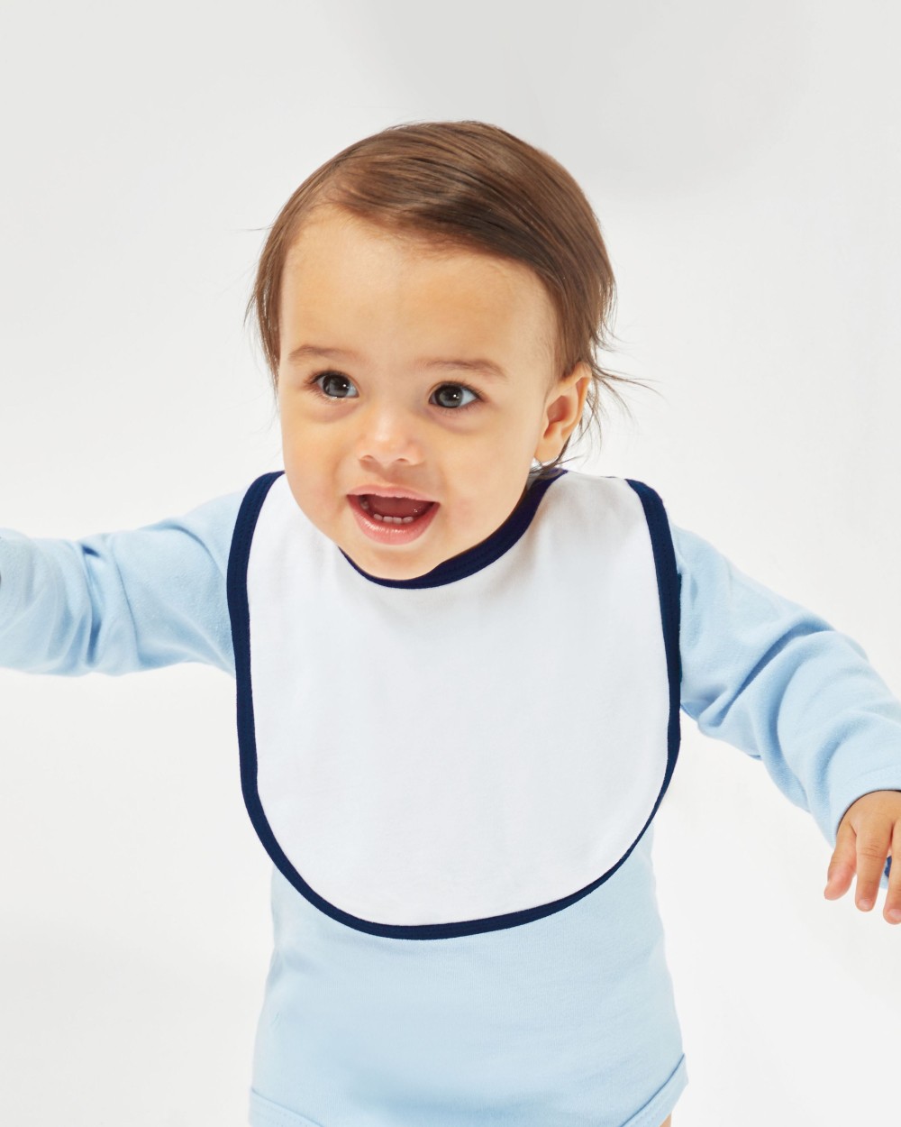 Baby artikelen BABYBUGZ SINGLE LAYER BIB voor bedrukking &amp; borduring