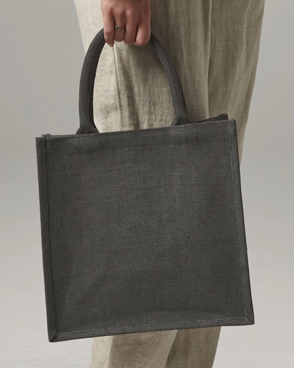 WESTFORDMILL JUTE MIDI TOTE Tote Bags personalisierbar