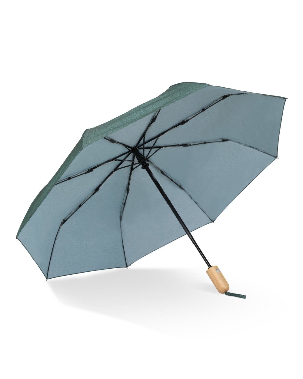 Parapluies personnalisable 4DO Parapluie pliable 21” en R-PET. Ouverture automatique