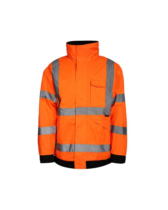 KORNTEX HI-VIS RAIN LITE JACKET KAUNAS Jacken personalisierbar