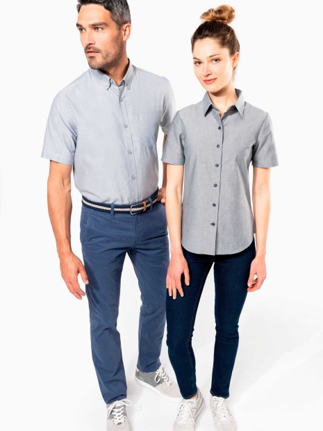 Chemises à personnaliser KARIBAN Chemise Oxford manches courtes 