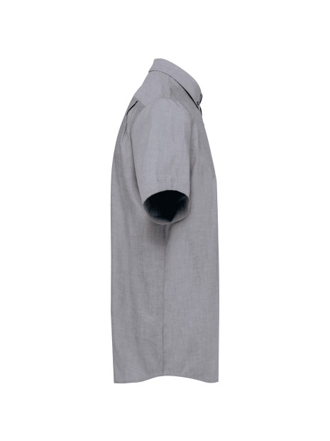 KARIBAN Chemise Oxford manches courtes /api/colors/703a456d-6b9d-47ec-bde3-ed4c0de8ed82 personnalisable