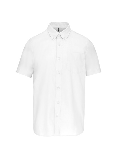 KARIBAN Chemise Oxford manches courtes /api/colors/7a92cd2d-10d2-40b4-928b-296bb7487506 personnalisable