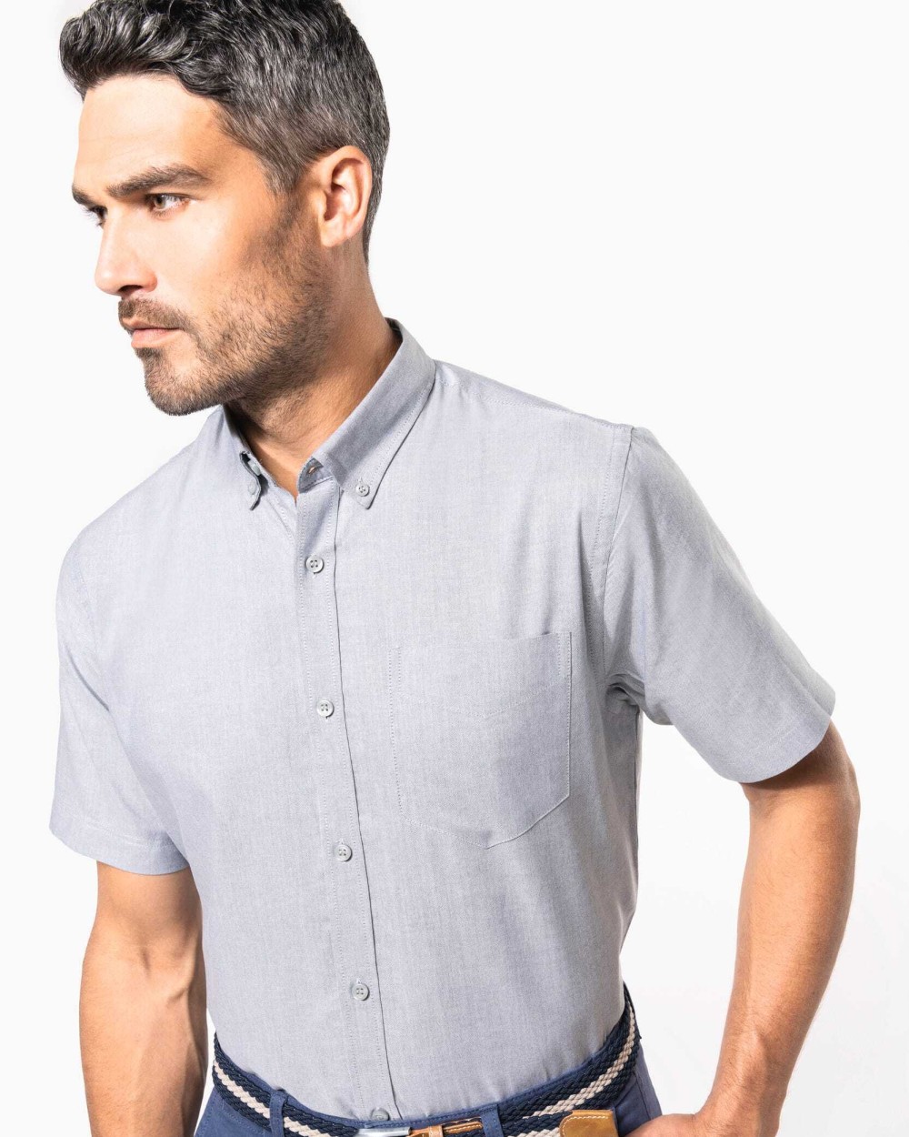Chemises personnalisable KARIBAN Chemise Oxford manches courtes