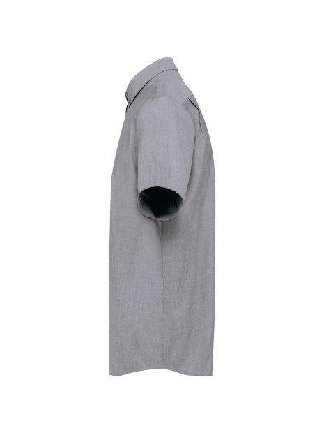 KARIBAN Chemise Oxford manches courtes /api/colors/703a456d-6b9d-47ec-bde3-ed4c0de8ed82 personnalisable