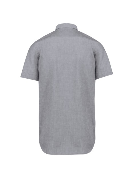 KARIBAN Chemise Oxford manches courtes /api/colors/703a456d-6b9d-47ec-bde3-ed4c0de8ed82 personnalisable