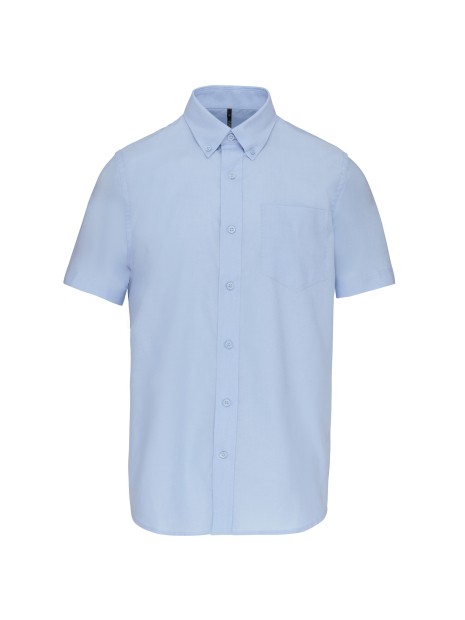 KARIBAN Chemise Oxford manches courtes /api/colors/47da2a7d-af26-4e06-98f3-390f4bc89c64 personnalisable