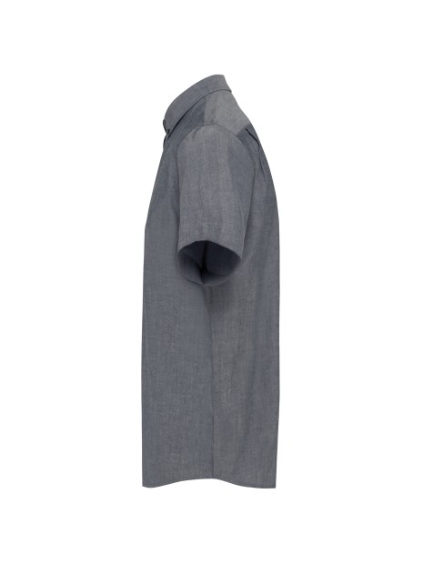 KARIBAN Chemise Oxford manches courtes /api/colors/238ab712-3644-4e4d-8113-6695293ea7ee personnalisable