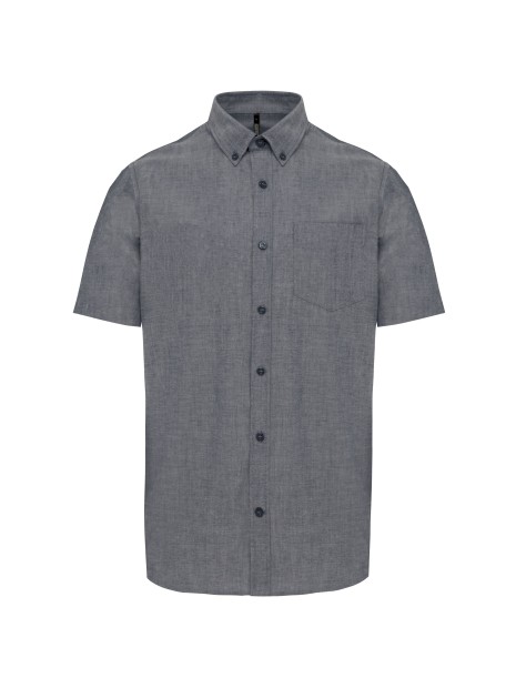 KARIBAN Chemise Oxford manches courtes /api/colors/238ab712-3644-4e4d-8113-6695293ea7ee personnalisable