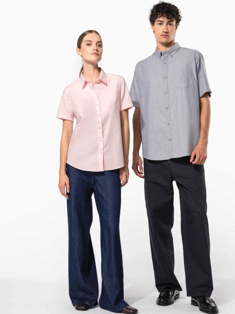 Chemises à personnaliser KARIBAN Chemise Oxford manches courtes 