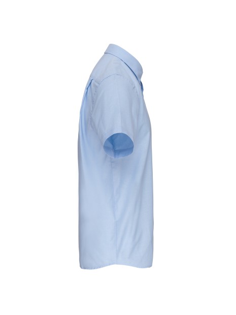 KARIBAN Chemise Oxford manches courtes /api/colors/47da2a7d-af26-4e06-98f3-390f4bc89c64 personnalisable