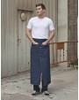 LINK KITCHENWEAR Jeans Bistro Apron with Split Schürzen personalisierbar