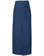 LINK KITCHENWEAR Jeans Bistro Apron with Split Schürzen personalisierbar