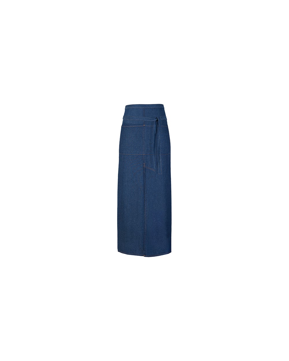 Schorten LINK KITCHENWEAR Jeans Bistro Apron with Split voor bedrukking &amp; borduring