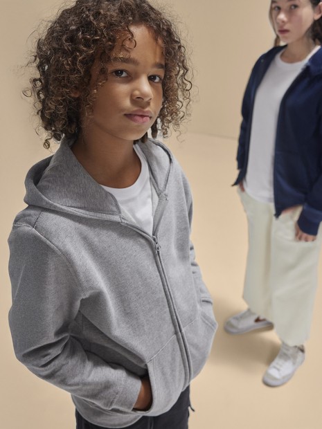 Sweat-shirts à personnaliser B&C ID.334 ZIP HOOD /KIDS 